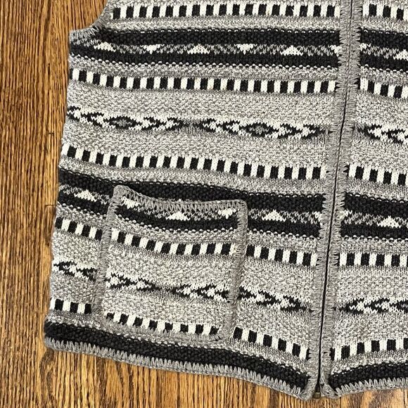 Vintage Structure Le Collezioni Sweater Vest Men's XL Zip Up Grandpa Striped - Picture 4 of 7